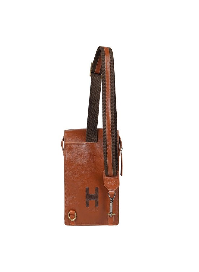 HIDESIGN Genuine Leather Mens Crossbody Bag - Image 3